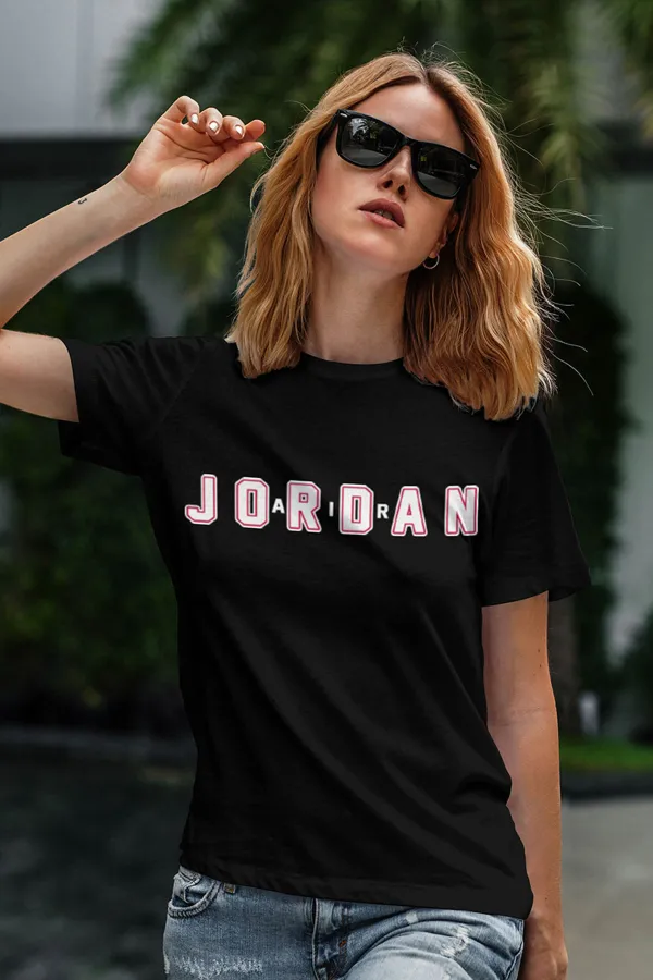 Air Jordan 34 Siyah NBA Kadın Tshirt - Tişört Air Jordan 34 Siyah NBA Kadın Tshirt - Tişört