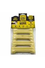 Delibon Deri Köpek Çiğneti Pres Kemik 4x12cm Beyaz Delibon Deri Köpek Çiğneti Pres Kemik 4x12cm Beyaz