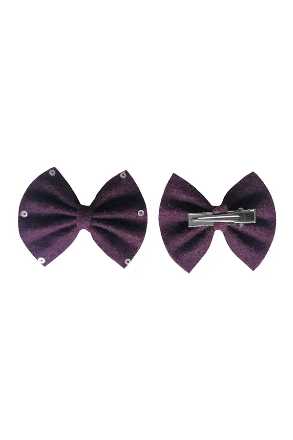 Pullu Keçe Kedi Köpek Tokası Mor 4.5-5.5 cm Pullu Keçe Kedi Köpek Tokası Mor 4.5-5.5 cm